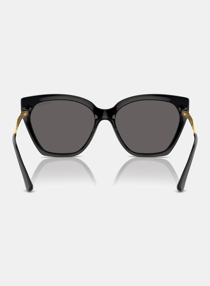 Vogue Full-Rimmed Cat Eye Sunglasses 5521S,57, W44,87 - Image 4